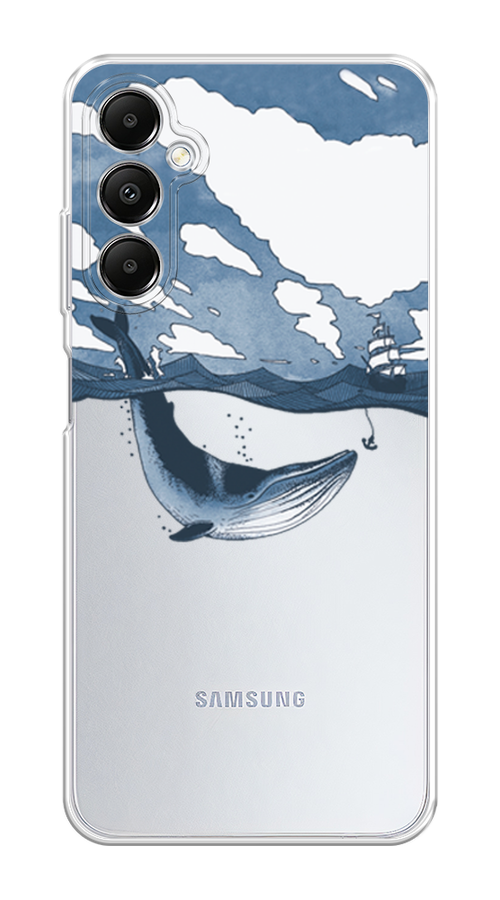 

Чехол на Samsung Galaxy A05s "Большой кит", Синий, 2108850-1
