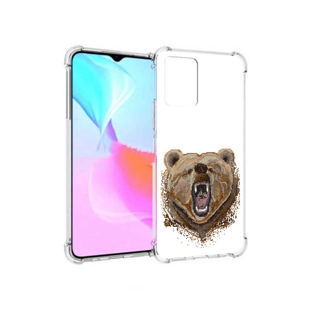 

Чехол MyPads Tocco для Vivo Y33s пиксельный медведь (PT226981.417.539), Прозрачный, Tocco