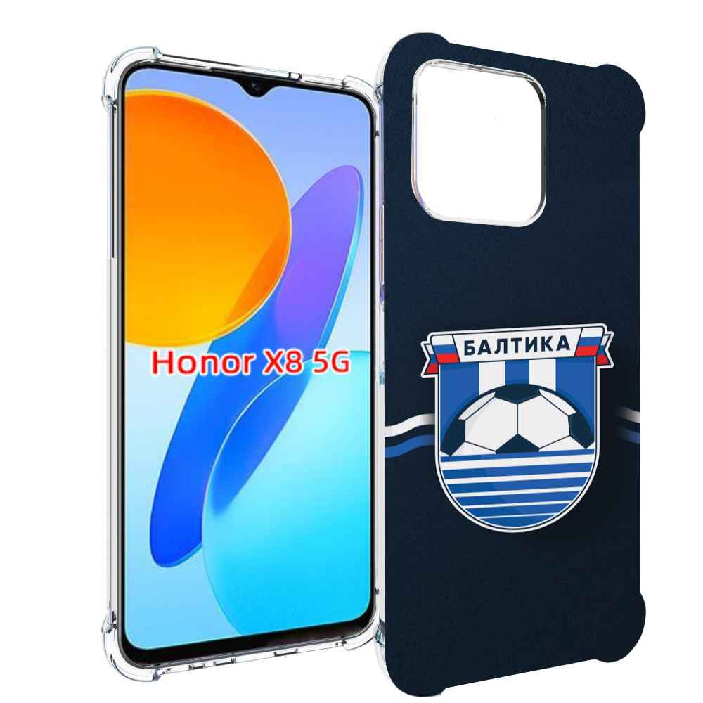 

Чехол MyPads фк балтика калининград мужской для Honor X8 5G, Прозрачный, Tocco