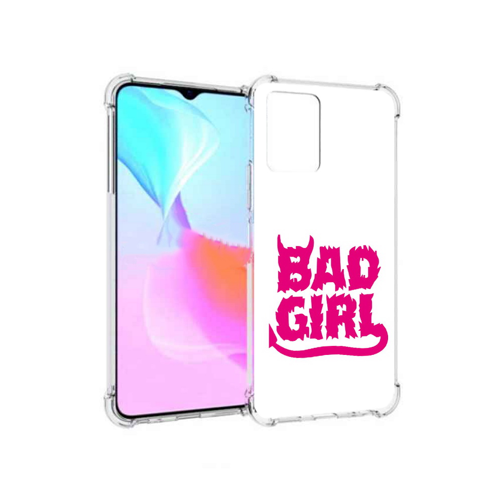 

Чехол MyPads Tocco для Vivo Y33s плохая девочка (PT226981.417.545), Прозрачный, Tocco
