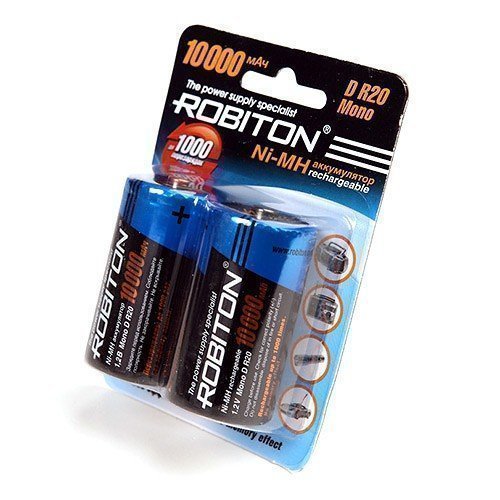 Аккумуляторы ROBITON 10000MHD-2 BL2 кор.80 аккумуляторы robiton с 4500mah bl2