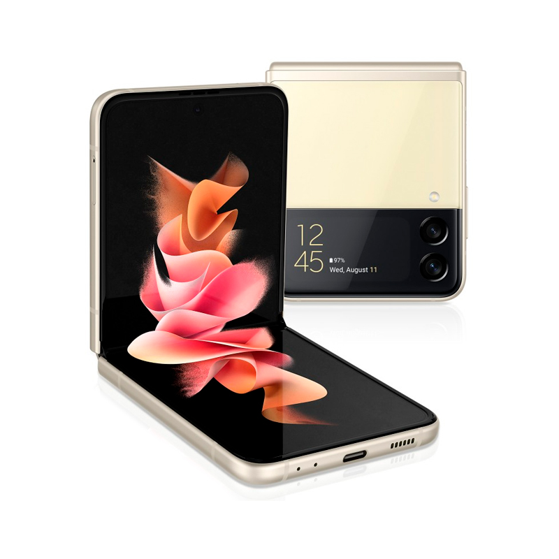 фото Смартфон samsung galaxy z flip 3 8/128gb beige (sm-f711bzebser)