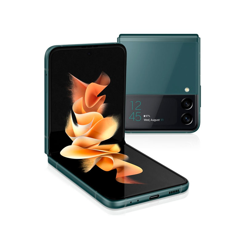 фото Смартфон samsung galaxy z flip3, 8/128 гб, green (sm-f711bzgbser)