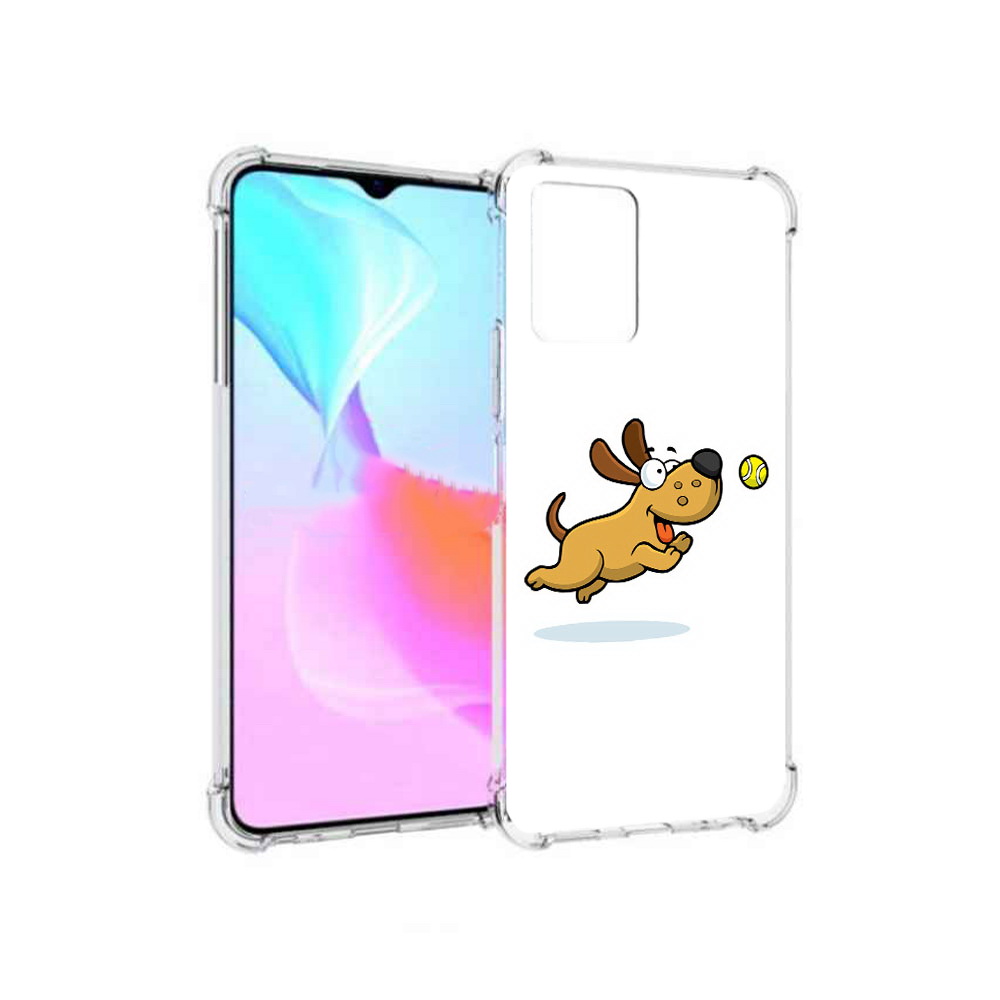 

Чехол MyPads Tocco для Vivo Y33s пёсик (PT226981.417.563), Прозрачный, Tocco