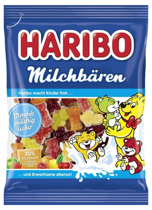 

Мармелад HARIBO Молочные мишки, 160 г, Молочные мишки