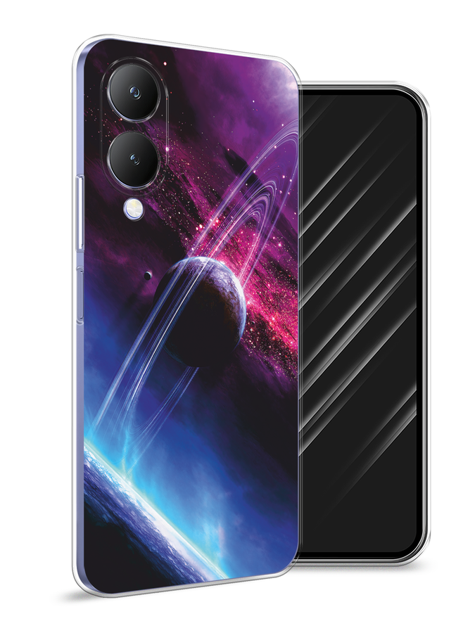 

Чехол Awog на Vivo Y17s "Космос 17", Черный;фиолетовый, 269850-1