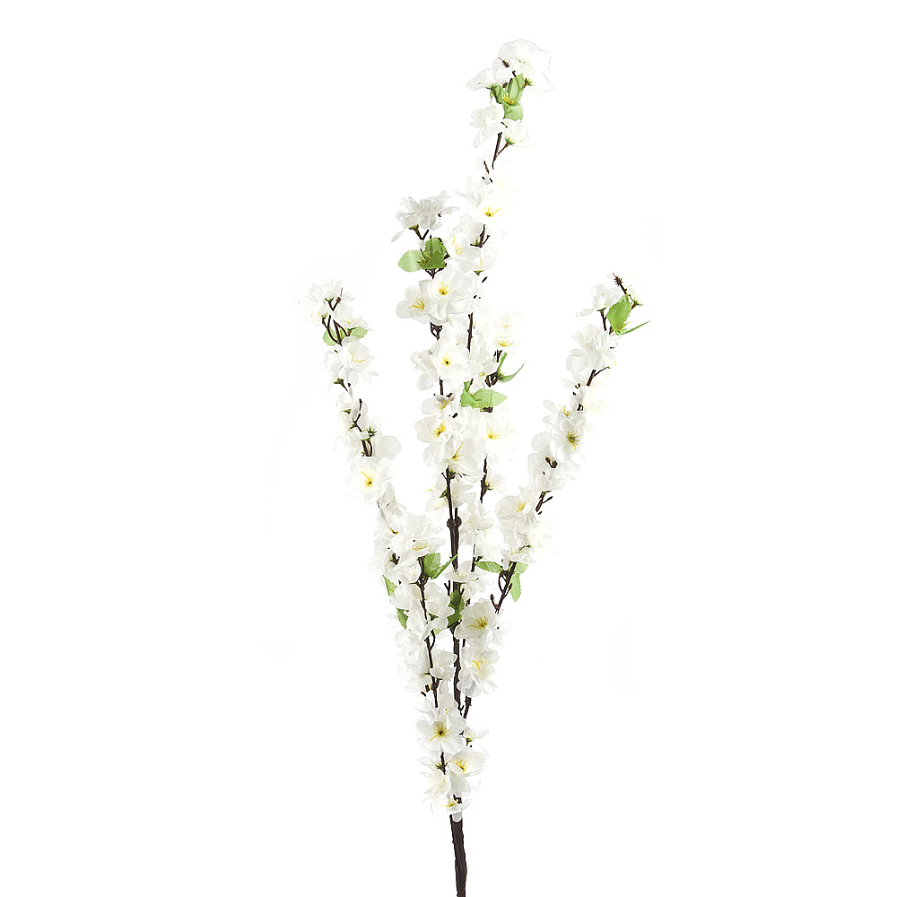 

Цветок искусственный (на ножке) "Сакура белая" h=125см. Код: 7180258 GLORIA