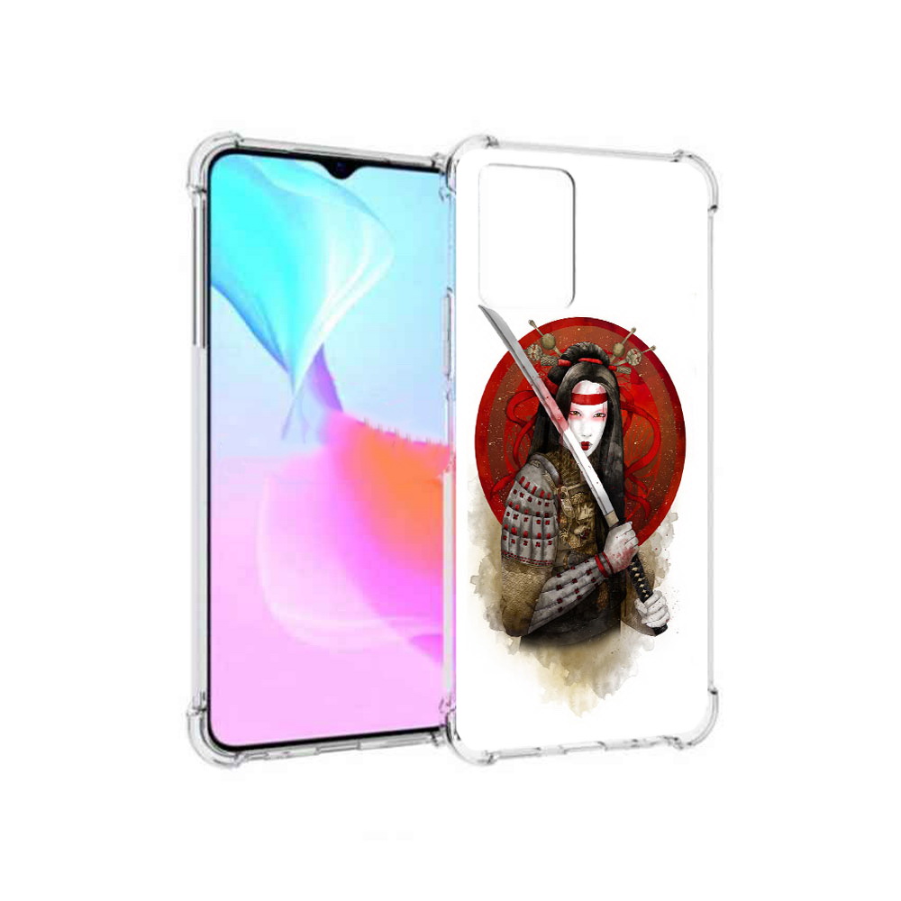 

Чехол MyPads Tocco для Vivo Y33s рисованная девушка с катаной (PT226981.417.580), Прозрачный, Tocco