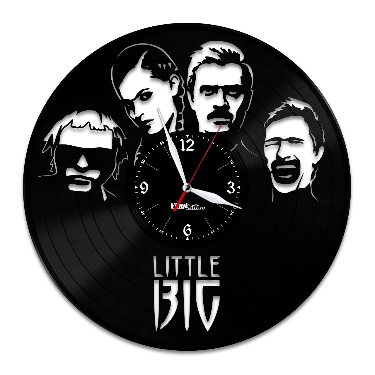 фото Часы из виниловой пластинки (c) vinyllab - little big