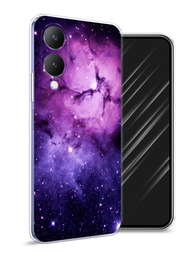 

Чехол Awog на Vivo Y17s "Космос 18", Фиолетовый;черный;белый, 269850-1