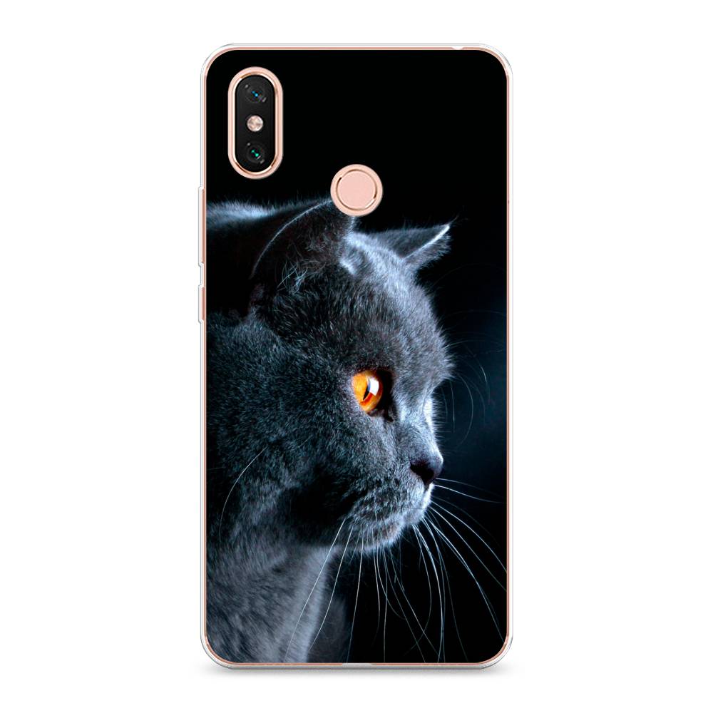 

Чехол Awog на Xiaomi Mi Max 3 "Благородный кот британец", Разноцветный, 34350-2