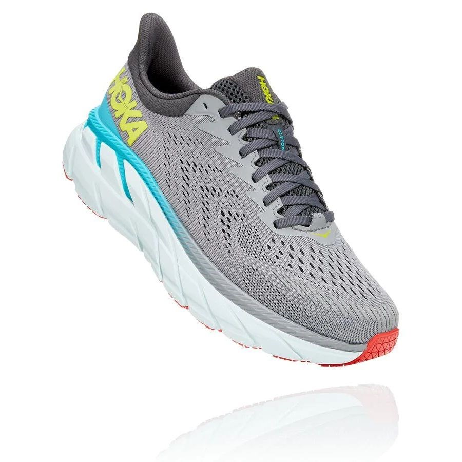 фото Кроссовки мужские hoka one one clifton 1110508 серые 10 us