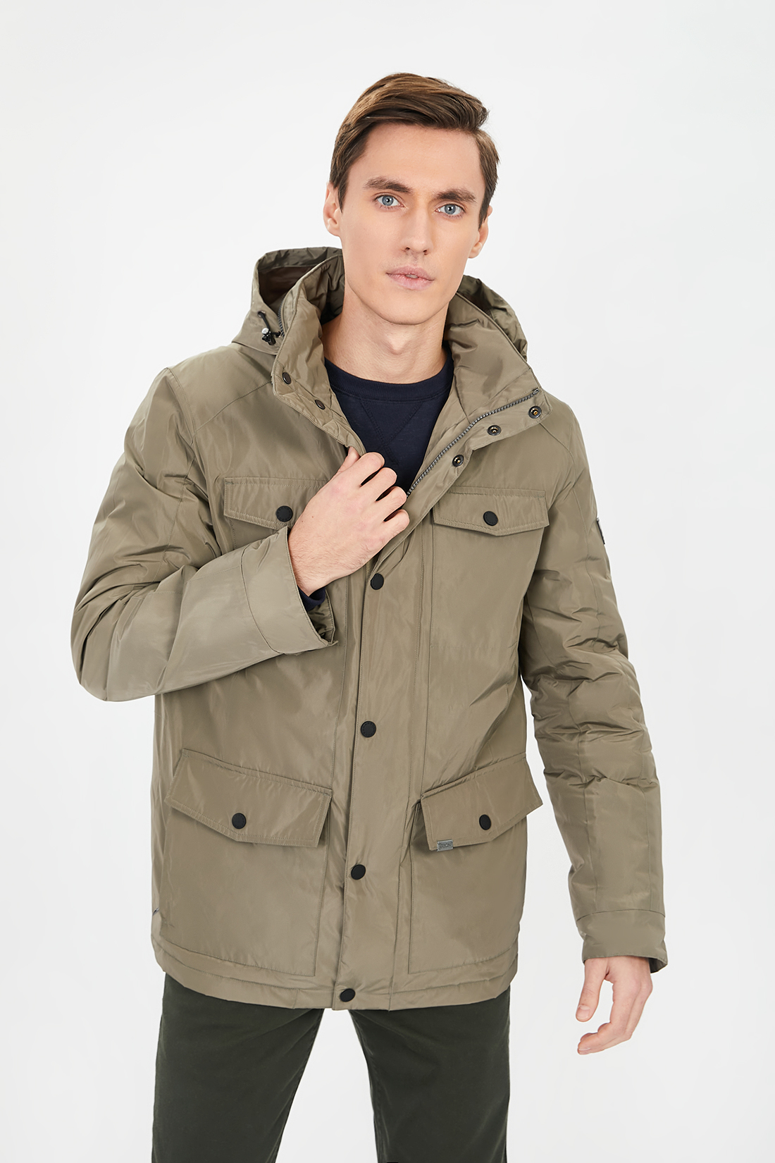 

Куртка мужская Baon B531018 зеленая XXL, Бежевый, B531018