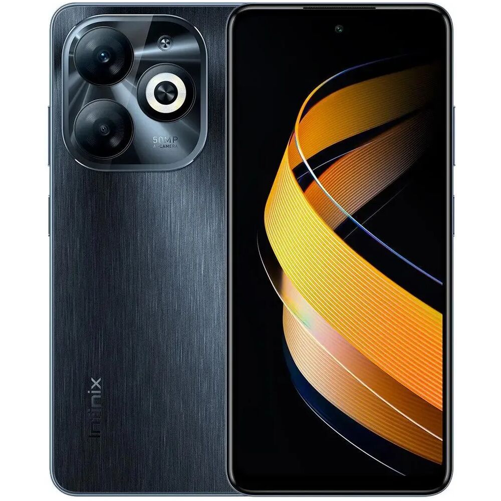 

Смартфон Infinix Smart 8 Plus 4/128Gb Black, Smart 8 Plus