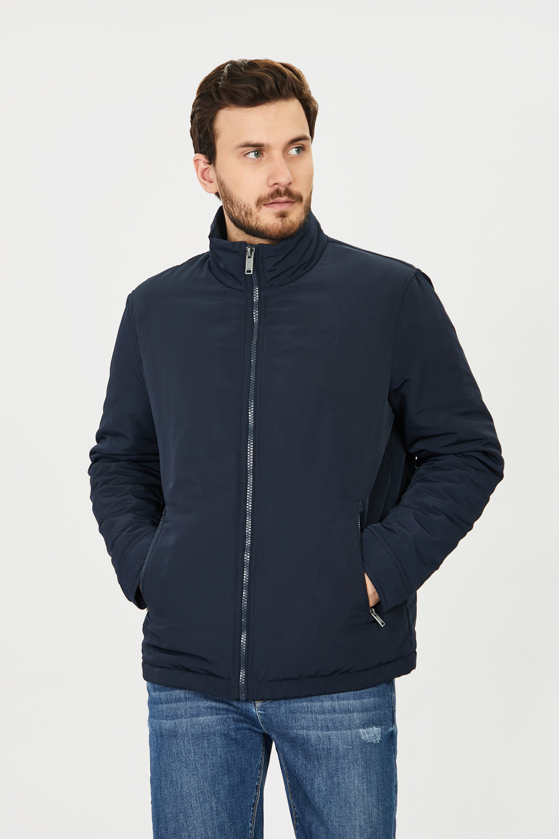 фото Куртка мужская baon b531020 синяя 3xl