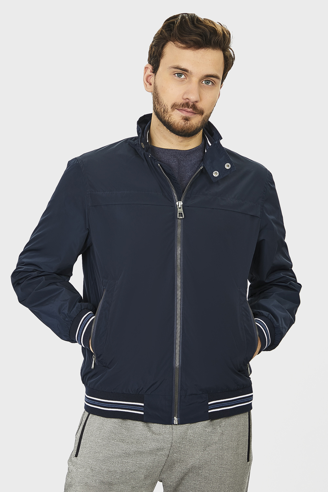 

Ветровка мужская Baon B601001 синяя 3XL, B601001