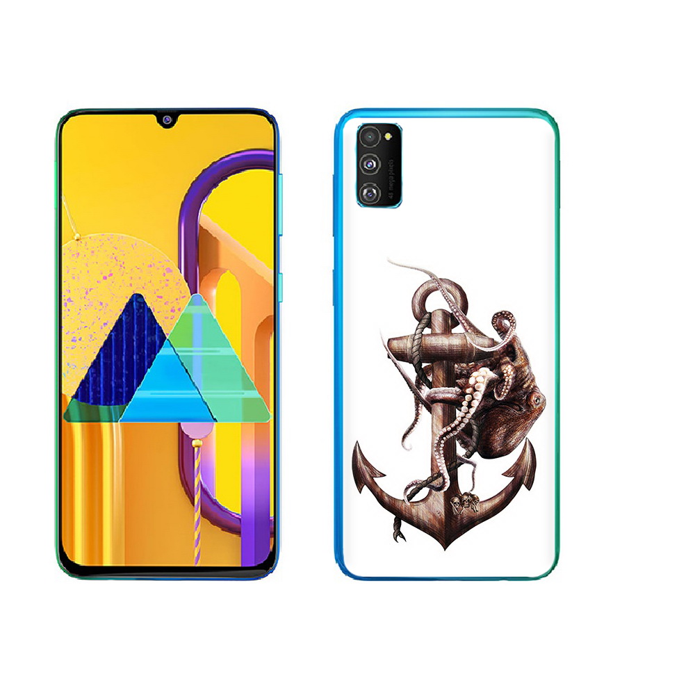 

Чехол MyPads Tocco для Samsung Galaxy M23 ржавый якорь (PT227329.604.579), Прозрачный, Tocco