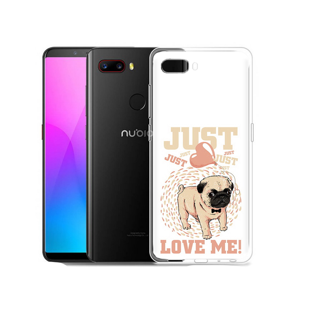 

Чехол MyPads Tocco для ZTE Nubia Z18 Люби меня (PT115657.463.109), Прозрачный, Tocco