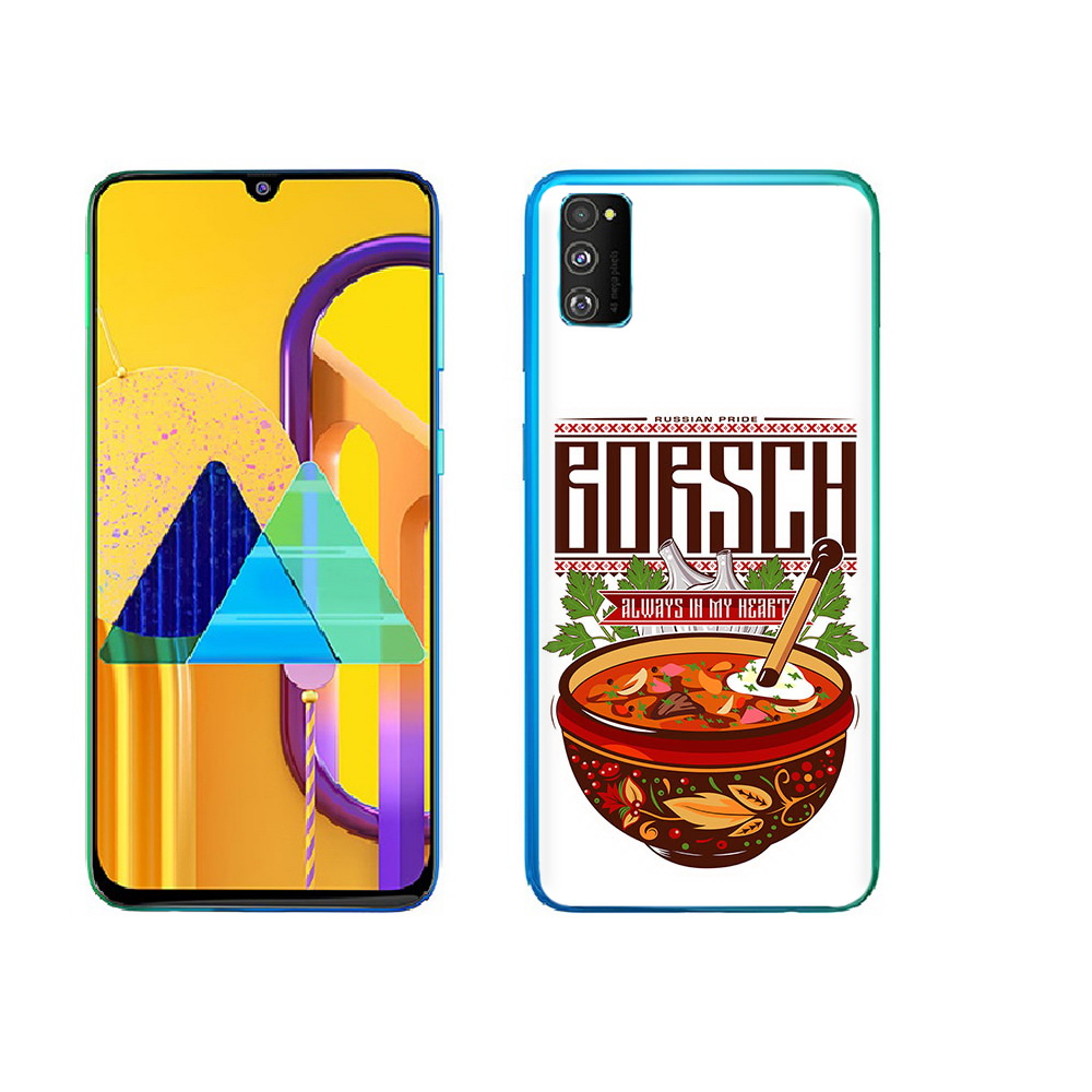 

Чехол MyPads Tocco для Samsung Galaxy M23 русский борщ (PT227329.604.589), Прозрачный, Tocco