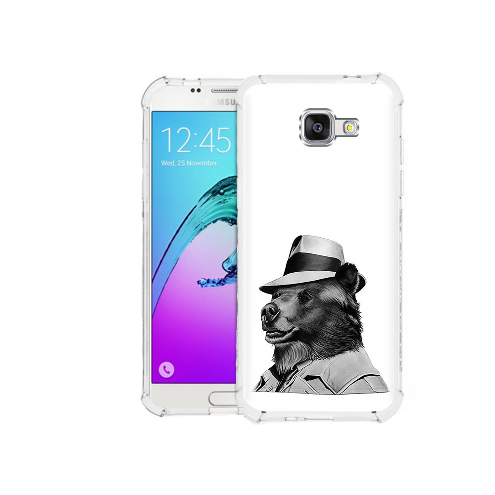 Чехол MyPads Tocco для Samsung Galaxy A5 (2016) медведь в шляпе (PT25252.581.465)