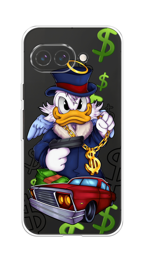 

Чехол на Google Pixel 9a Scrooge McDuck with a Gold Chain, Красный;синий;белый, 272250-1