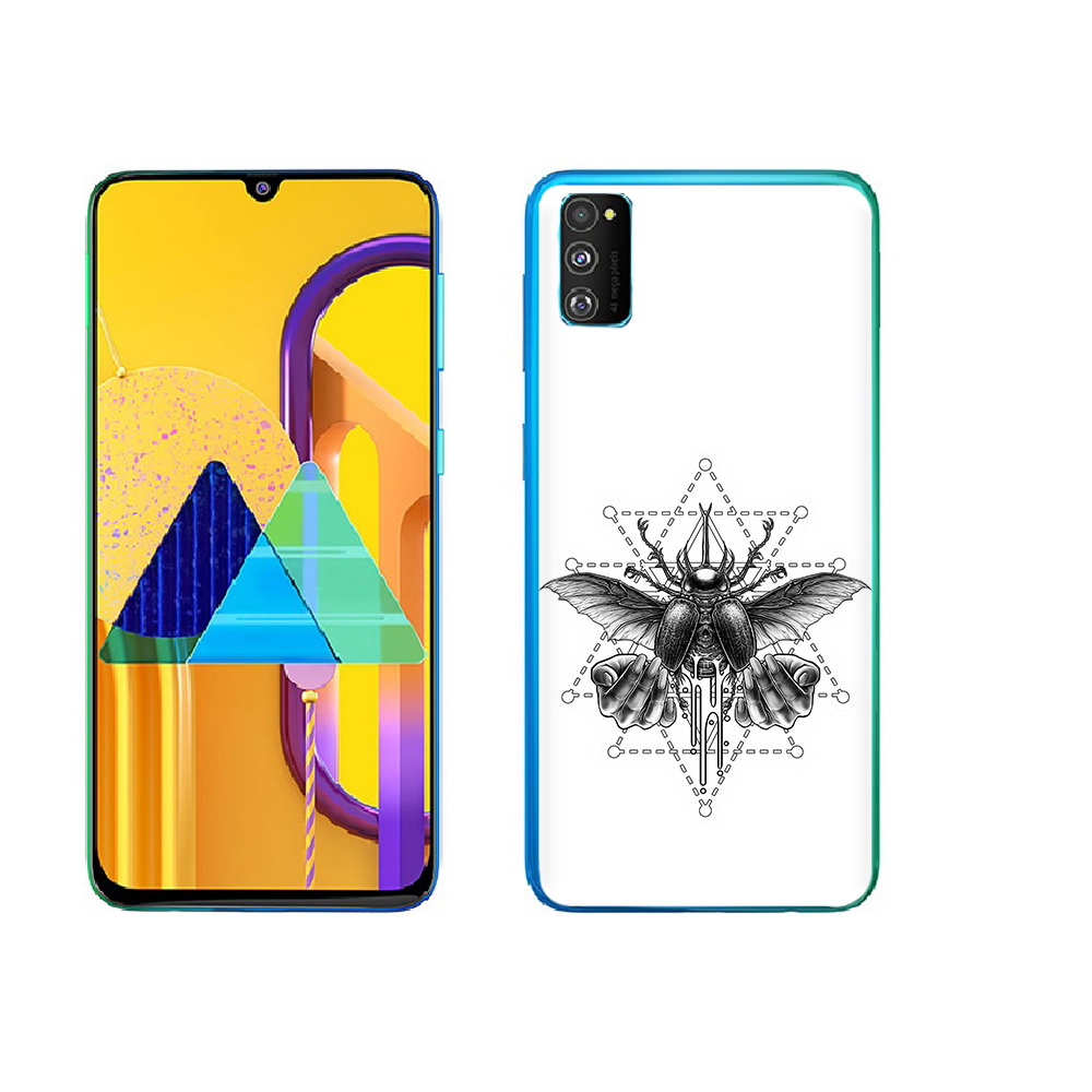 

Чехол MyPads Tocco для Samsung Galaxy M23 скарабей (PT227329.604.601), Прозрачный, Tocco