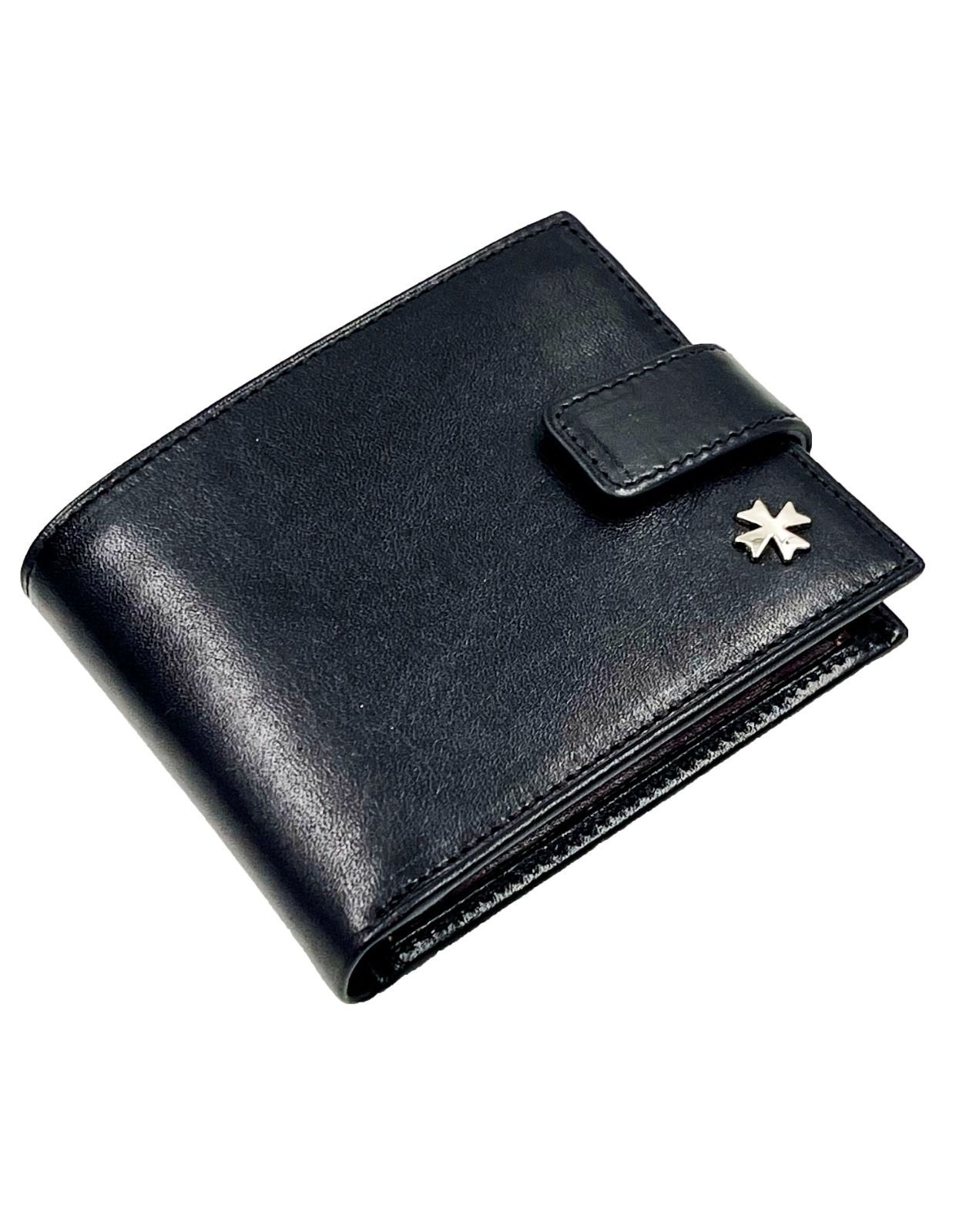 

Портмоне мужское Narvin 9698 vegetta black, Черный, 9698