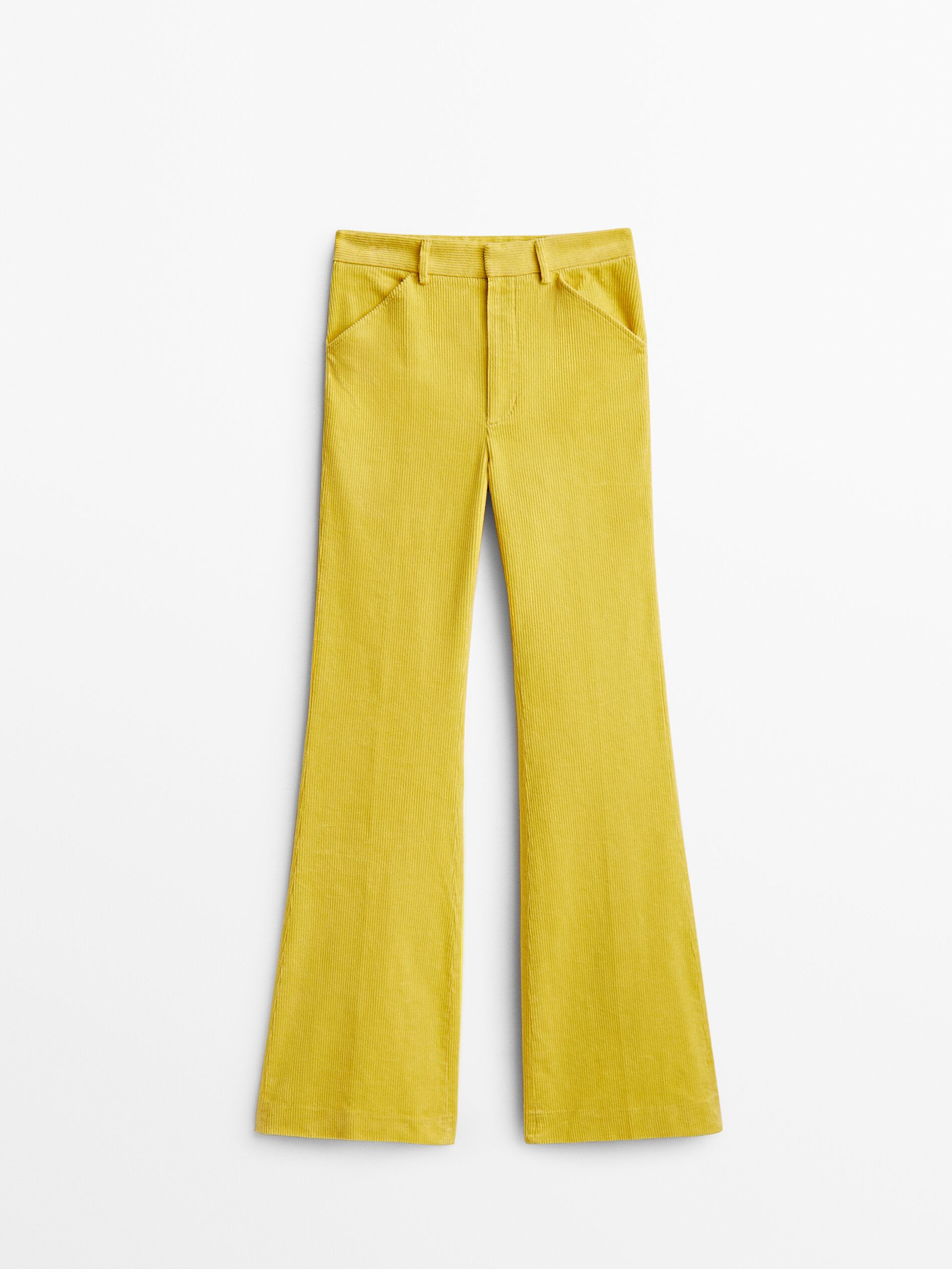 

Брюки женские Massimo Dutti 05047903319 желтые 36, 05047903319