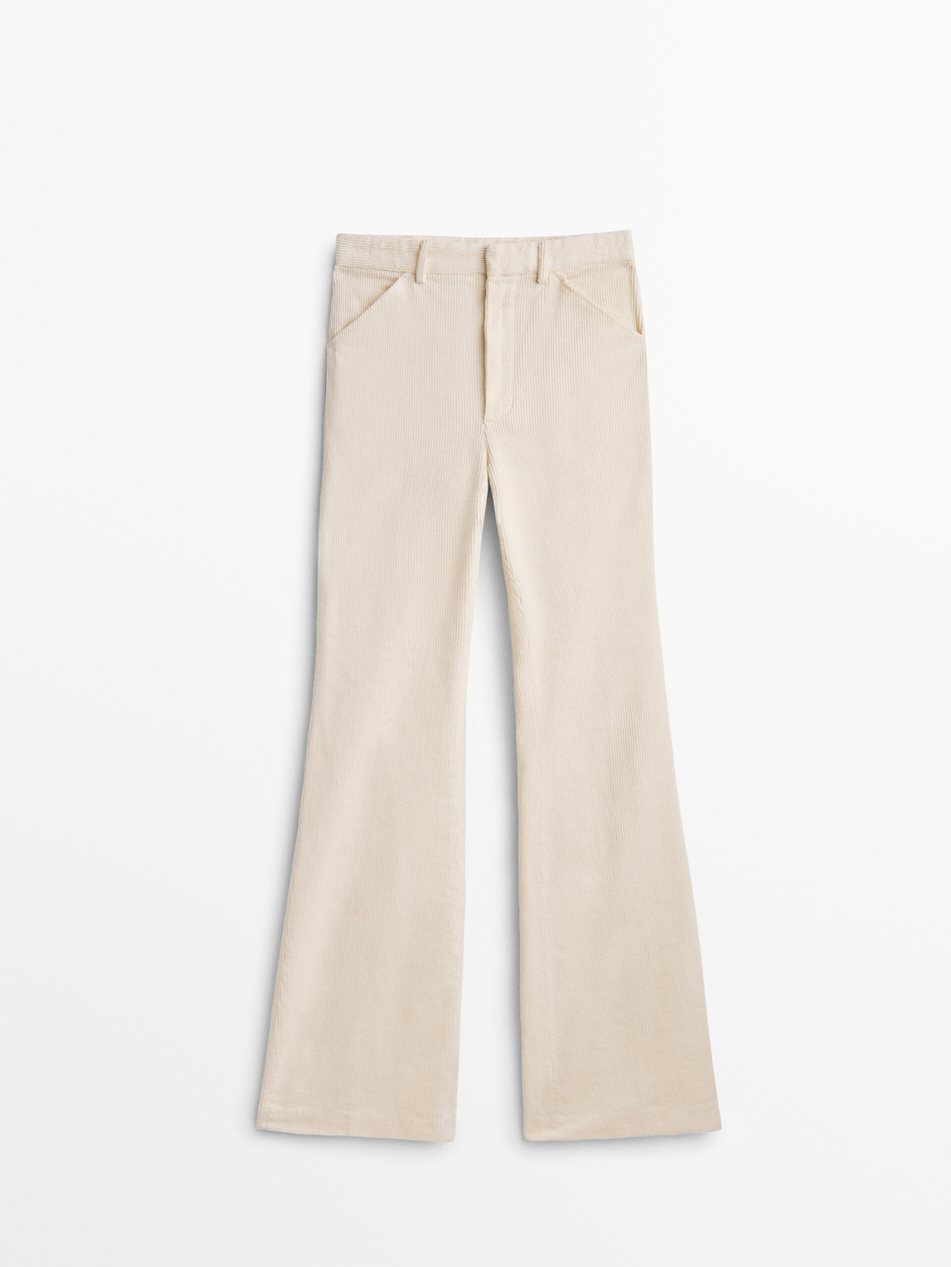 

Брюки женские Massimo Dutti 05047903712 белые 36, 05047903712
