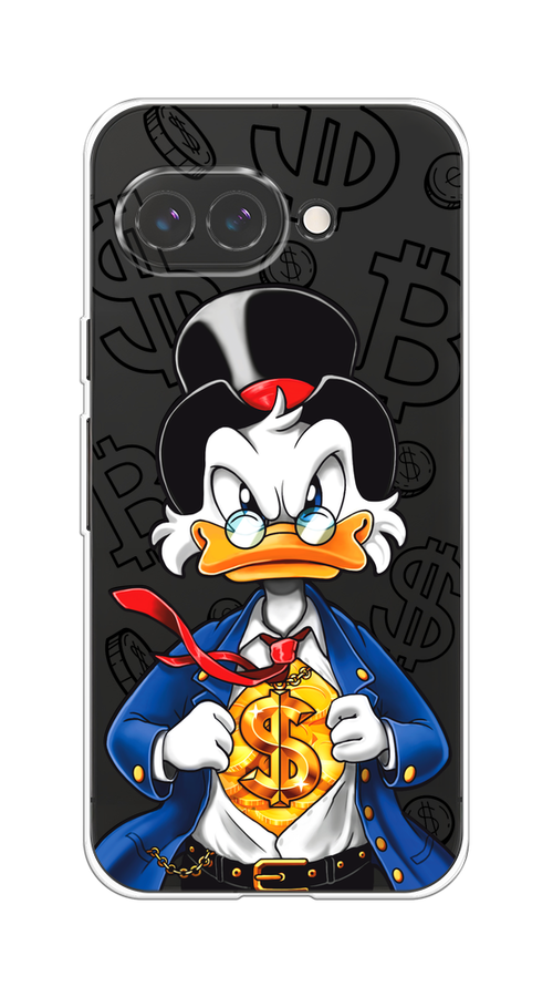 

Чехол на Google Pixel 9a Scrooge Goldman, Черный;белый;синий, 272250-1