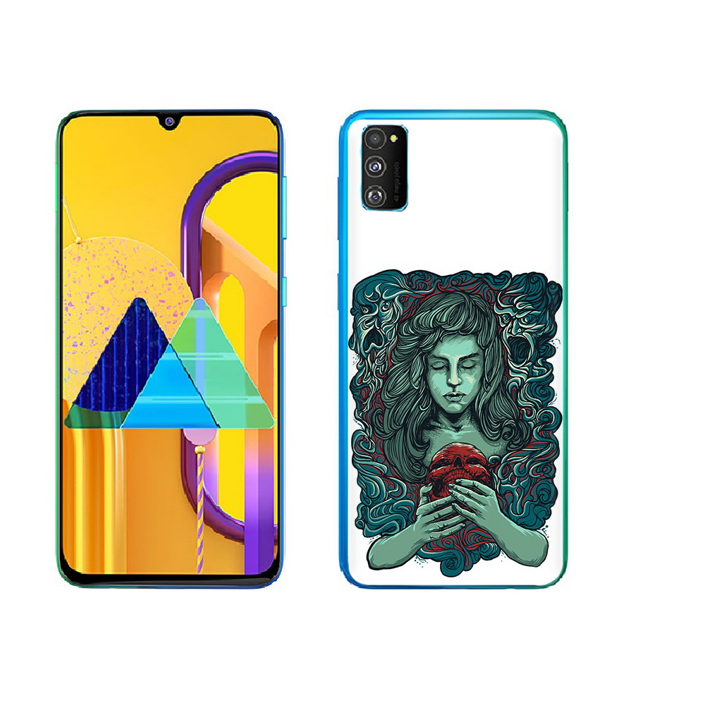 

Чехол MyPads Tocco для Samsung Galaxy M23 спящая девушка (PT227329.604.619), Прозрачный, Tocco