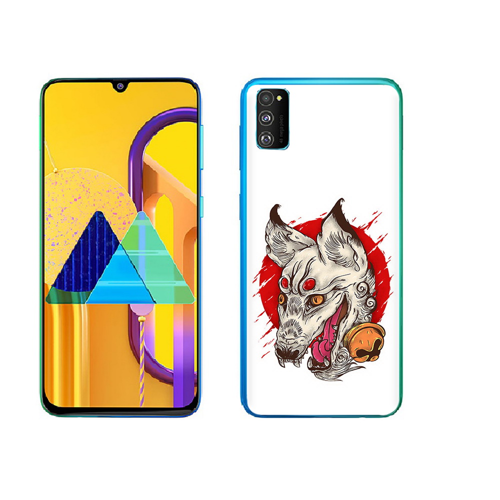 

Чехол MyPads Tocco для Samsung Galaxy M23 страшная собака (PT227329.604.627), Прозрачный, Tocco