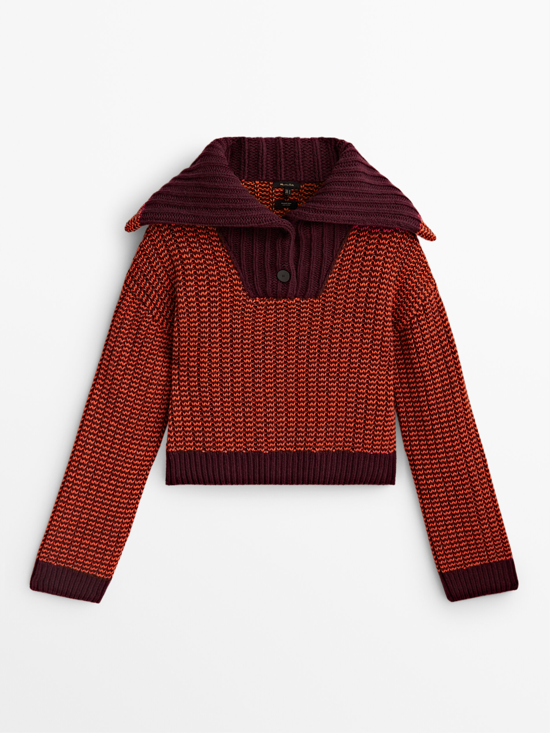 

Джемпер женский Massimo Dutti 05694649615 оранжевый L, 05694649615