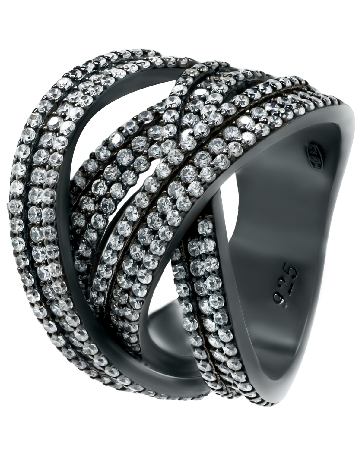 фото Кольцо из серебра с swarovski р.17,5 danaya dm1099rb