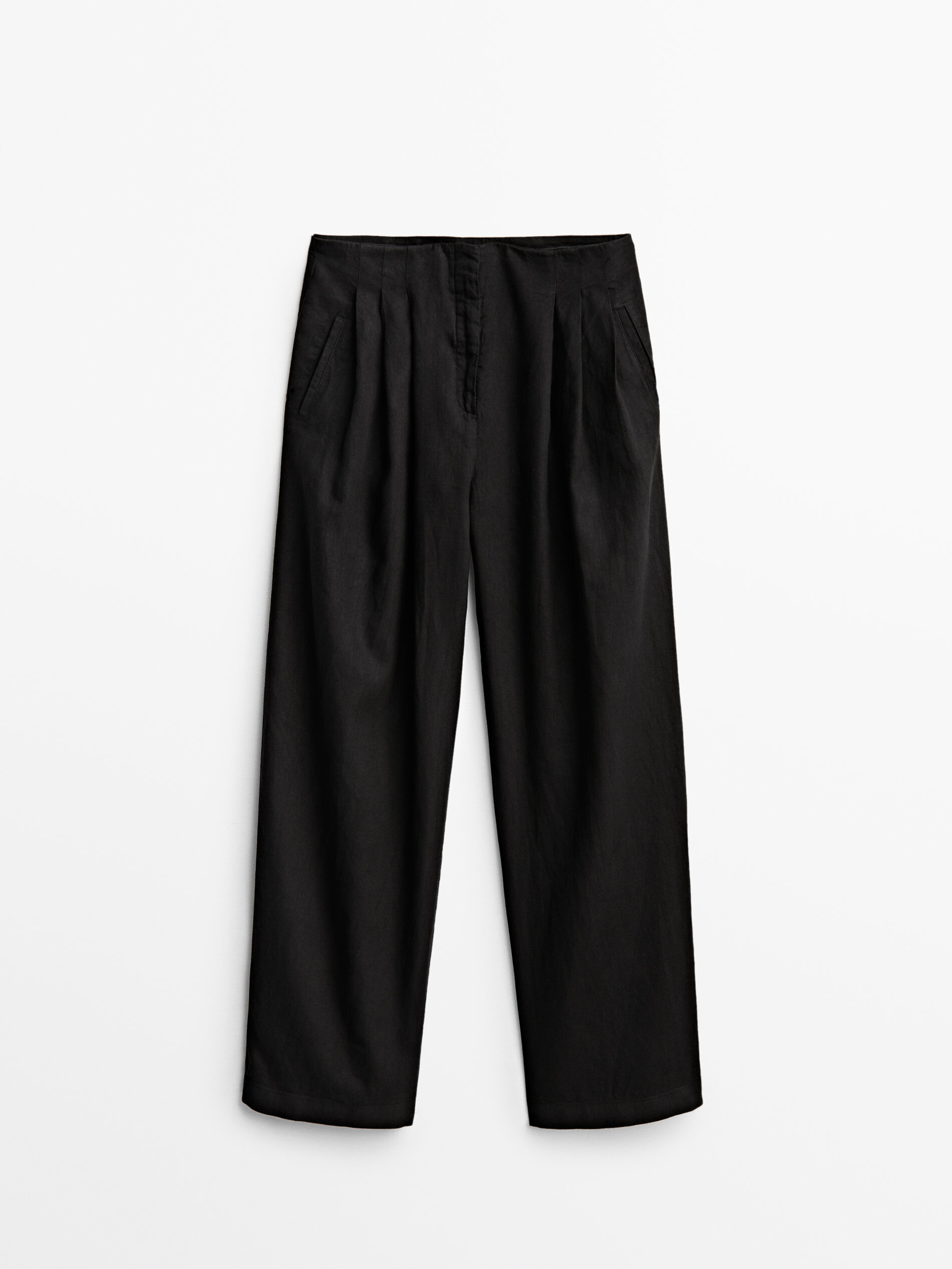 

Брюки женские Massimo Dutti 05032932800 черные 42, 05032932800