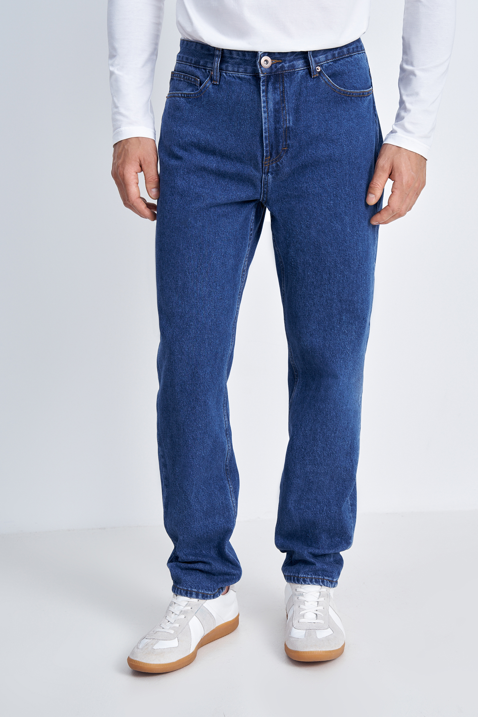 

Джинсы мужские Finn Flare FAE25011 синие W32/L32, Синий, FAE25011