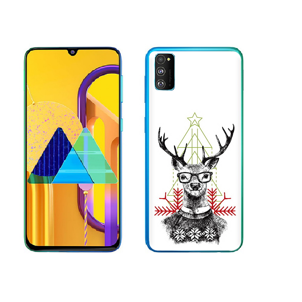 

Чехол MyPads Tocco для Samsung Galaxy M23 умный олень (PT227329.604.652), Прозрачный, Tocco