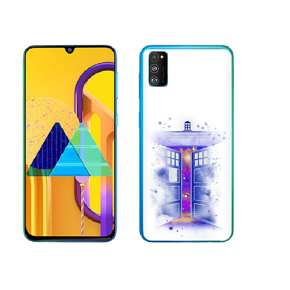 

Чехол MyPads Tocco для Samsung Galaxy M23 фиолетовый уголок абстракция (PT227329.604.659), Прозрачный, Tocco