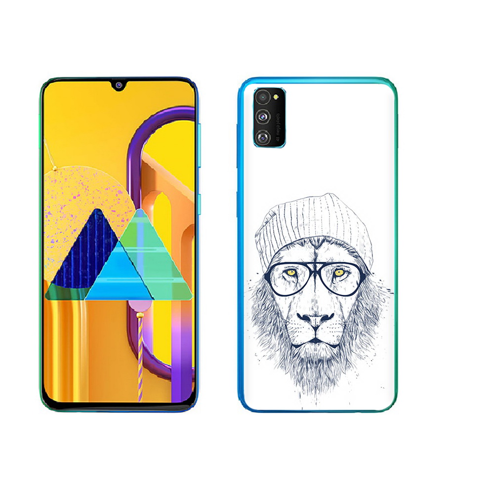 

Чехол MyPads Tocco для Samsung Galaxy M23 хиппи лев (PT227329.604.663), Прозрачный, Tocco