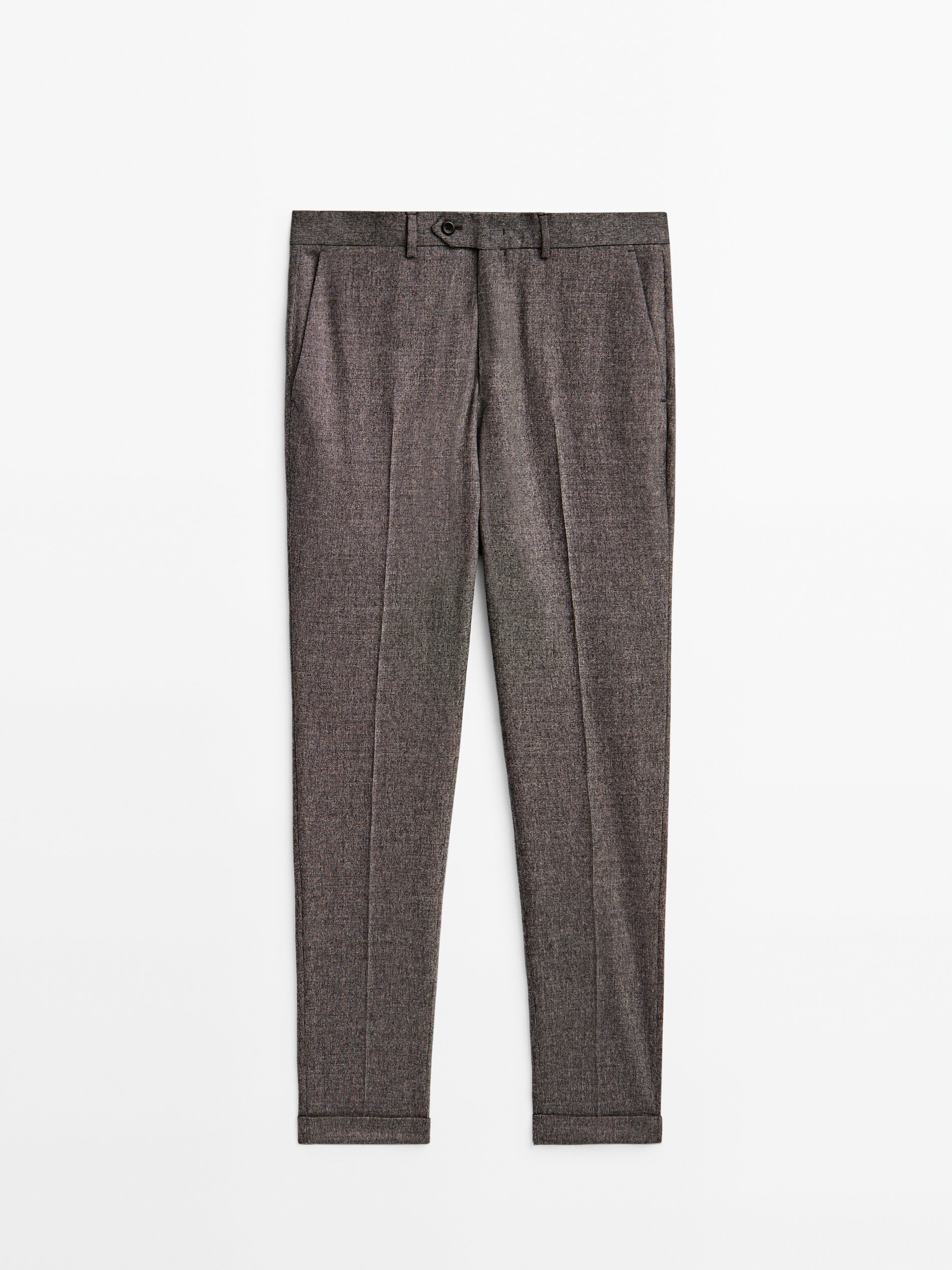 

Брюки мужские Massimo Dutti 00085153802 серые 46 RU, 00085153802