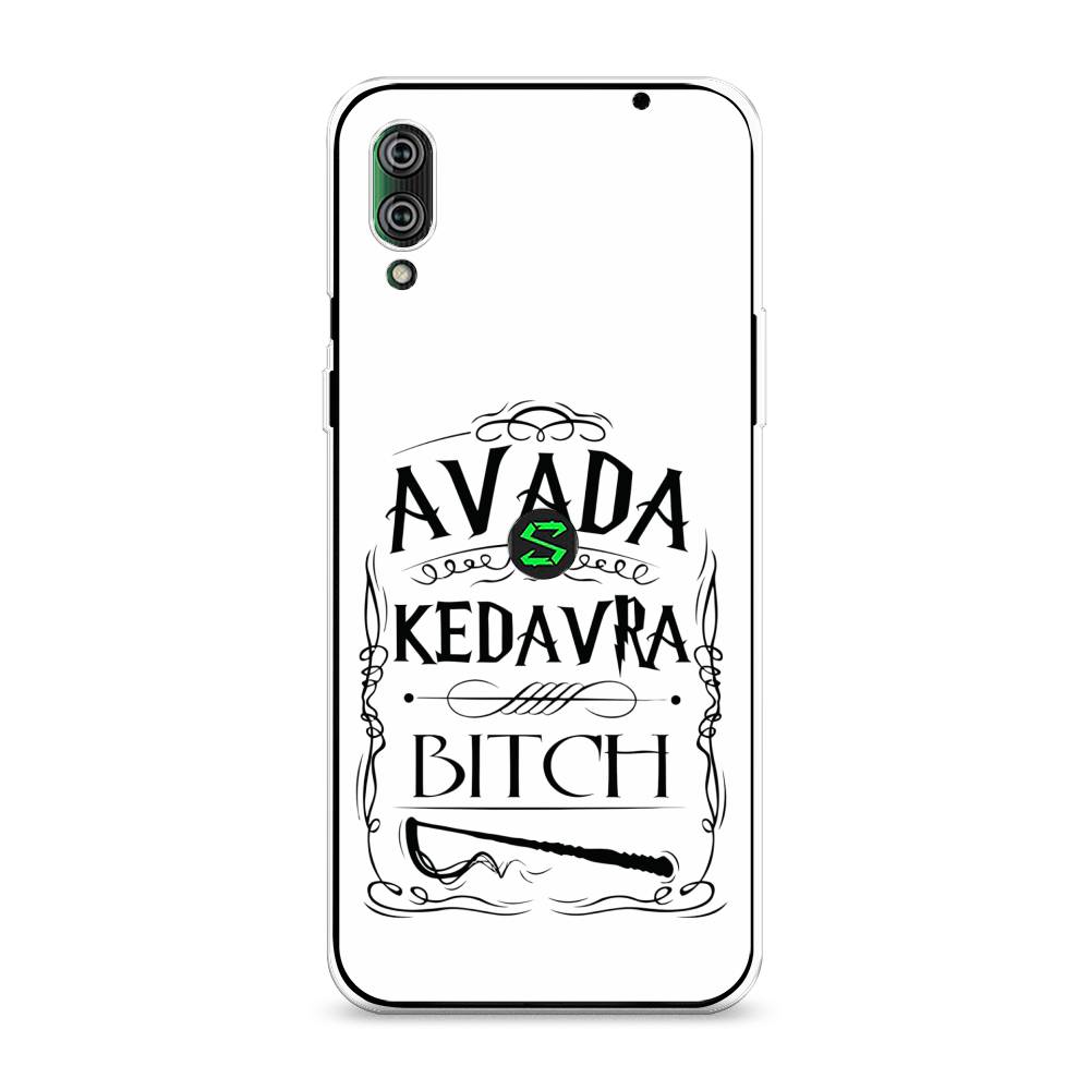 

Чехол на Xiaomi Black Shark 2"Avada kedavra bitch", Белый;серый;черный, 36450-6