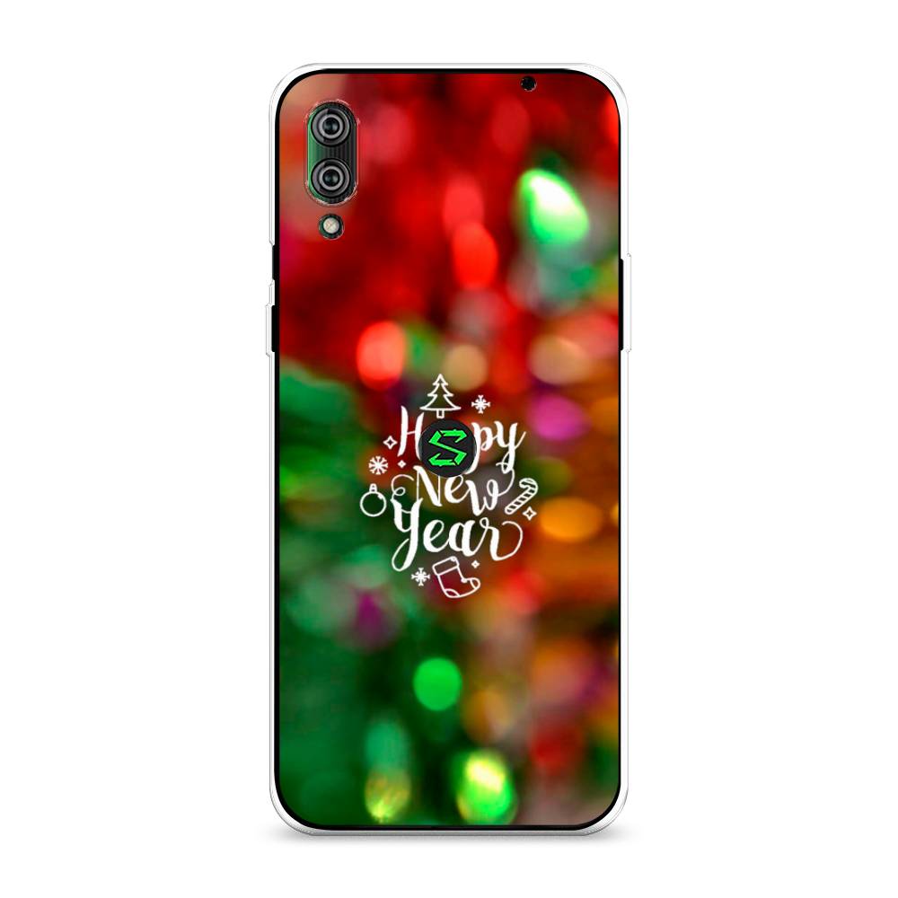 

Чехол на Xiaomi Black Shark 2"Новый Год на елке", Зеленый;красный;желтый, 36450-5