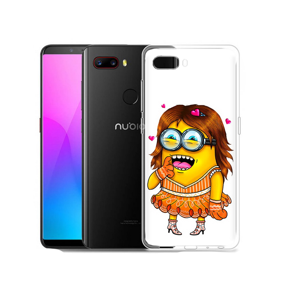 

Чехол MyPads Tocco для ZTE Nubia Z18 Миньон девочка (PT115657.463.116), Прозрачный, Tocco