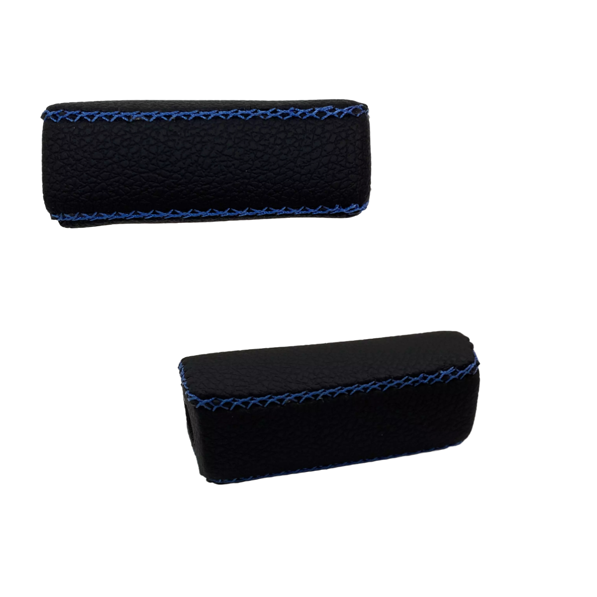 Ручка стояночного тормоза Mertsavto для Нива, Lada (Лада) Premium черный с синей строчкой