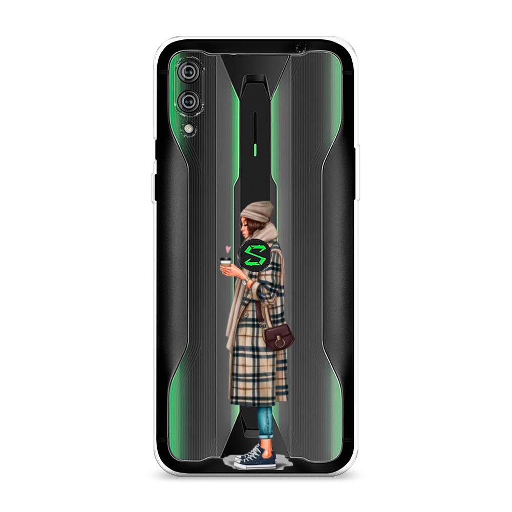 

Чехол на Xiaomi Black Shark 2"Утренний кофе", Коричневый;бежевый, 36450-6