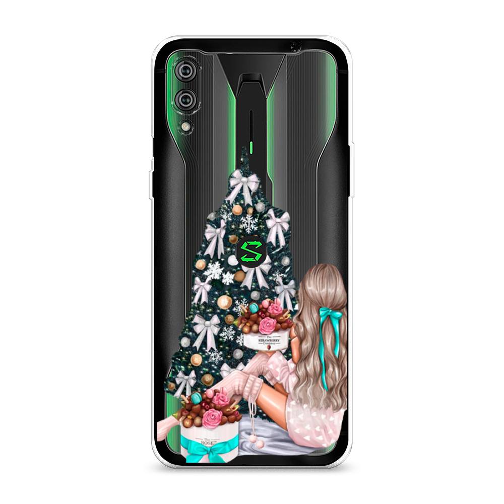 

Чехол на Xiaomi Black Shark 2"New Year", Зеленый;бежевый;голубой, 36450-5