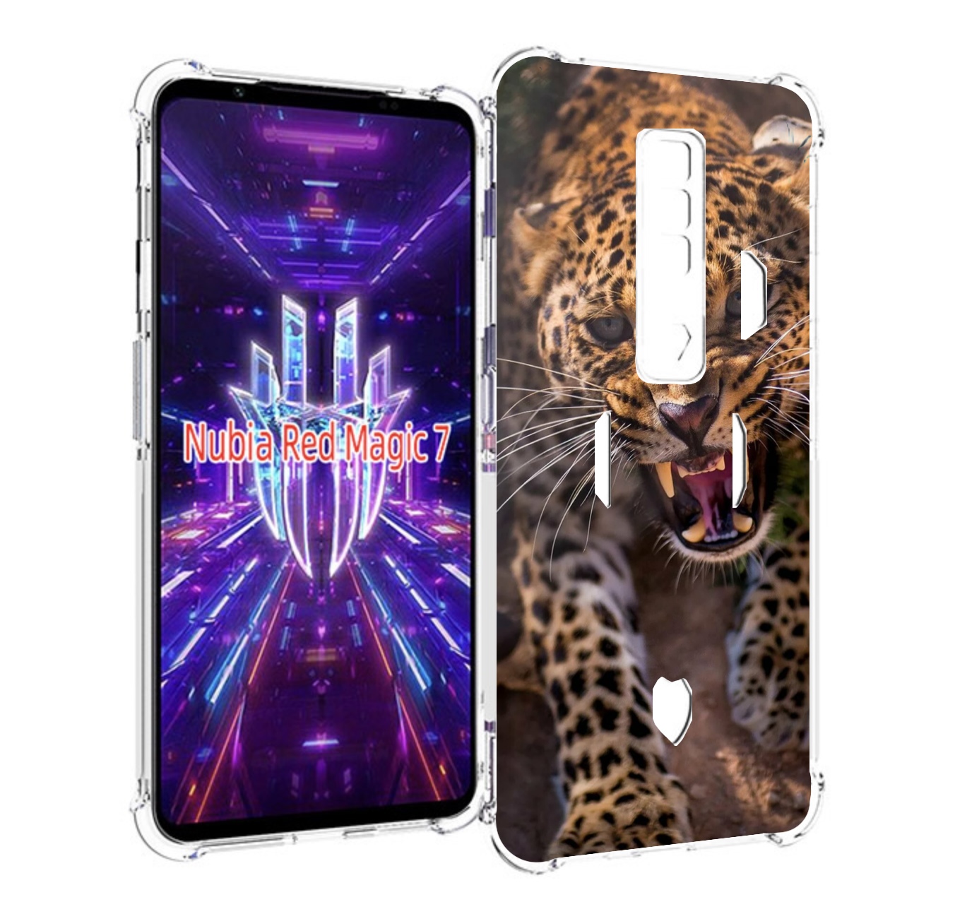 

Чехол MyPads Злой-гепард для ZTE Nubia Red Magic 7, Прозрачный, Tocco
