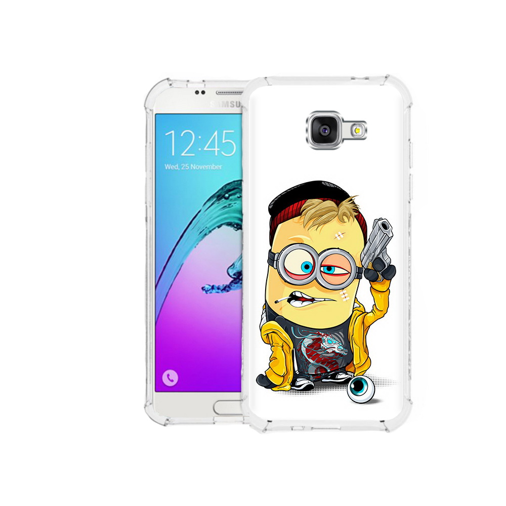 

Чехол MyPads Tocco для Samsung Galaxy A5 (2016) миньон бандит (PT25252.581.475), Прозрачный, Tocco