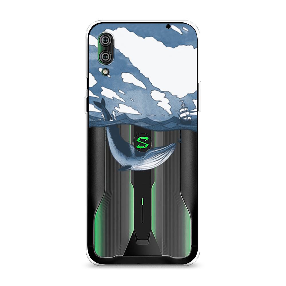 

Чехол на Xiaomi Black Shark 2"Большой кит", Синий, 36450-1