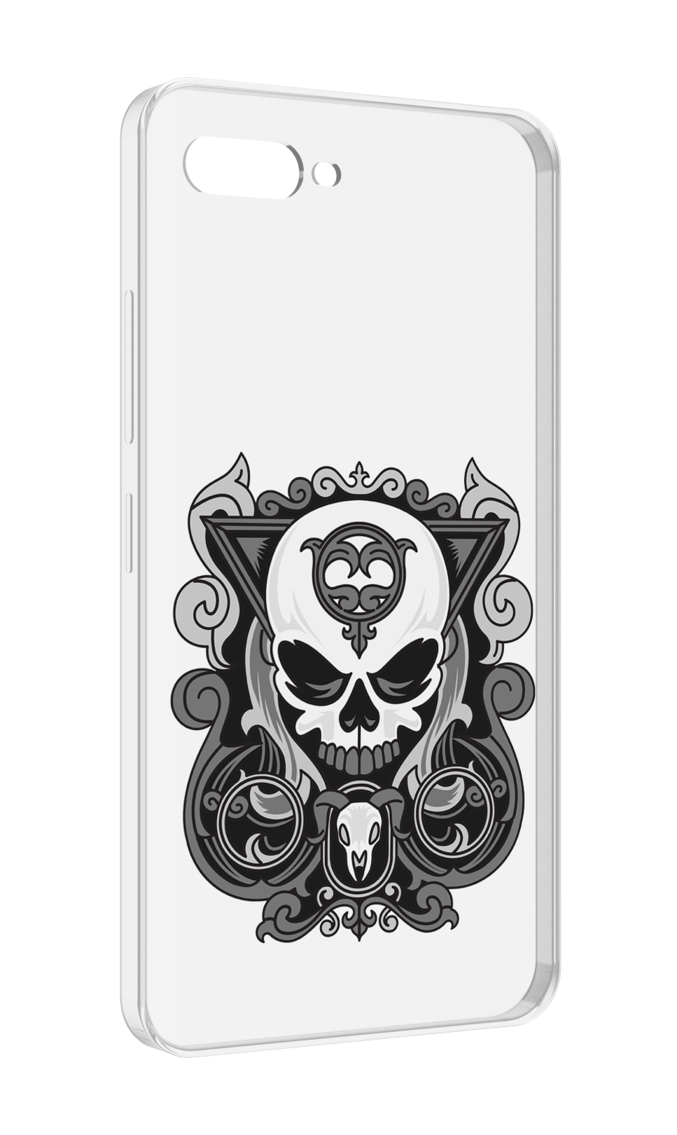 

Чехол MyPads орнамент-на-черепе для ITEL A25 / ITEL A25 Pro / ITEL A35, Прозрачный, Tocco